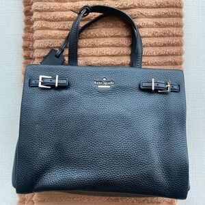 Kate Spade Black Pebbled Leather Handbag